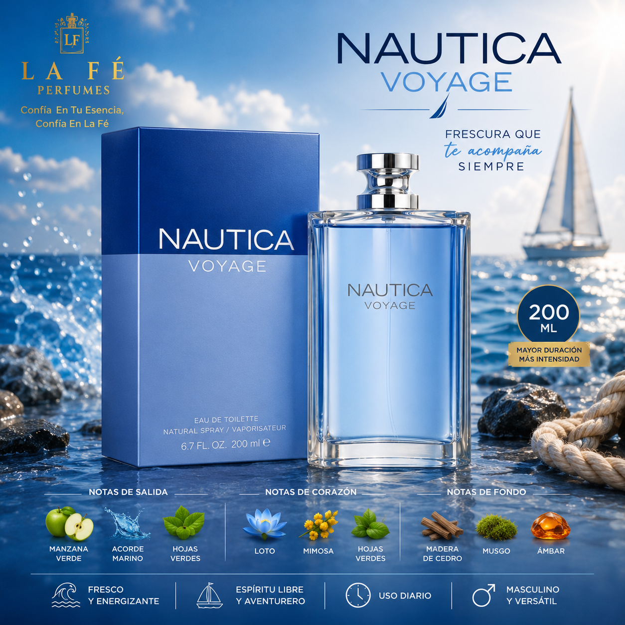 Nautica Voyage Men 200ml EDT